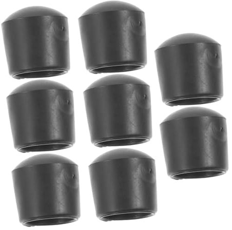 Toyvian 8 Stück Tischfußball Endkappen Robuste Kappen für Kickerstangen Einfacher Schutz für Metallstangen für Tischfußballzubehör Schnelle Installation für Sicheres Spielvergnügen