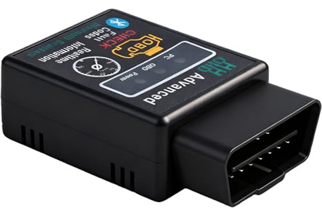 OBD2 Bluetooth Scanner, Mini Bluetooth 4.0 V1.5,OBD II Wireless Code Reader | OBD2 Bluetooth Adapter for Engine Fault Diagnosis,Car Diagnostic Tool Compatible with iOS& Android & Windows