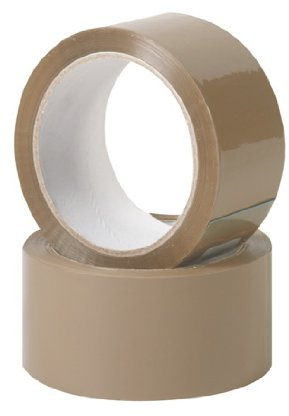 3 Rollen Klebeband Paketband Packband 66m X 48mm braun