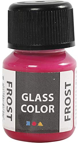 Creativ Company Glasfarbe Frost, 35 ml, Rot