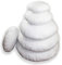 Merino BETTEN Premium Kissen rund 60cm – Weiches rundes Kopfkissen für erholsamen Schlaf – Bequemes Pillow als Bett & Couch-Kissen verwendbar – Rundkissen mit Kissenfüllung – Made in Germany