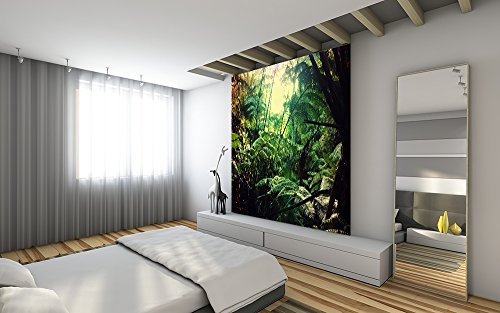 Fotomural Vinilo Pared Selva Varias Medidas 100x70cm | Ideal para la decoración de comedores, Salones | Motivos Paisajisticos | Urbes, Naturaleza, Arte | Multicolor | Diseño Elegante