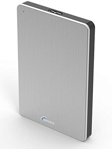 Sonnics 640GB Silver External Portable Hard drive USB 3.0 super fast transfer speed for use with Windows PC, Apple Mac, Smart tv, XBOX ONE and Android TV Box FAT32