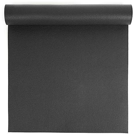 Yoga Studio Oeko Tex Original Sticky Yogamatte, lang, breit, 80 x 200 x 0,45 cm, Onyx Schwarz