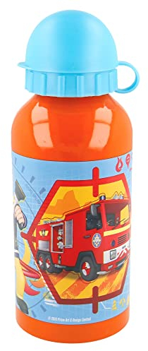 STOR Unisex Trinkflasche Aluminium Bottle Fireman Sam