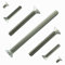 Tornillos de cabeza avellanada M4 x 8 mm (100 unidades) con hexágono interior (TX), acero inoxidable VA A2 V2A, rosca completa inoxidable, DIN 965, ISO 14581, AGBERG