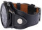 Bracelet pour Garmin Venu 2/Vivoactive 4 45 mm/Samsung Galaxy Watch 3 45 mm/Gear S3 Frontier/Classic, 22 mm, Cuir