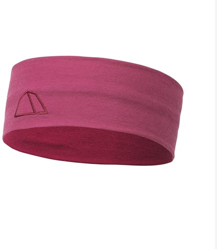 TOM FYFE Premium Merino Stirnband Unisex Brombeere/One Size aus 100% Merinowolle – temperaturregulierend, geruchshemmend – Made in Europe