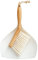Anwangda Ensemble Pelle et Brosse Douce, Mini Balai de Bureau, Petite Pelle de Nettoyage Portable pour Salle de Bain, Cuisine, Maison, Hall, Table de Bureau (Kaki)