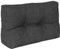 DILUMA | Palettenkissen Comfort Modell 2021 | Rückenlehne 60x40 cm Anthrazit | Für Indoor/Outdoor, Wasserabweisend