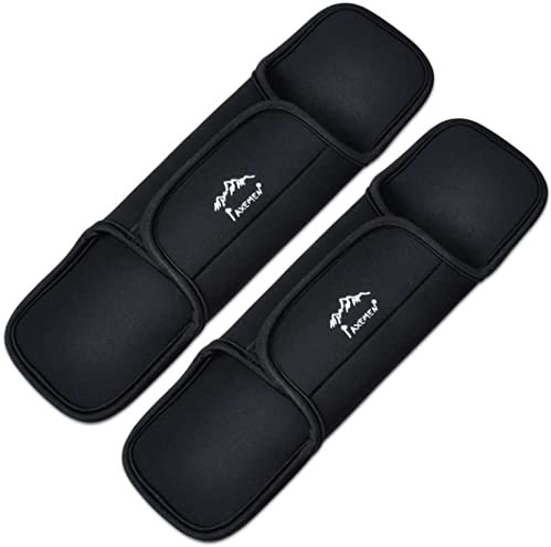 MEETOZ 1pair Anti-Slip Shoulder Strap Waist Belt Cushion Pads for Sports Backpack Ruckpack