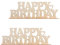 Happy Bithday Holzschild Happy Birthday Hängende Wörter Holz Wandkunst Unfertige Ornamente für Fenster Outdoor Wand Geburtstag Party Dekoration