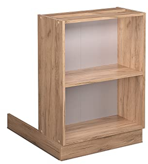 Vicco Kücheninsel Fame-Line, Goldkraft Eiche/Goldkraft Eiche, 60 cm ohne Arbeitsplatte