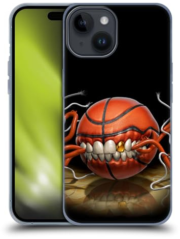 Head Case Designs Offizielle Tom Wood Hoop Monster Soft Gel Handyhülle Hülle kompatibel mit Apple iPhone 15