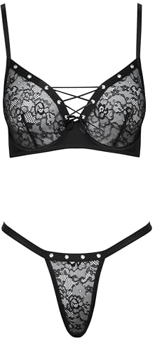 Cottelli Lingerie BH Set, Schwarz, 75B/S