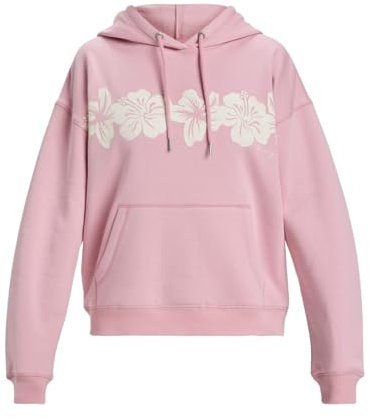 Roxy Femme Perfect Place Hoodie Brushed Pull-Over, Bleached Mauve, S EU