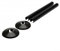 2 Pack Plastic Pipe Covers Sleeve For 15Mm Pipes Decorative Covers Pipe Fittings Accessories For Bathroom Kitchen Radiator Pipe Covers(Black)