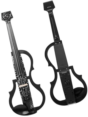 Geige 4/4 Violine Headless Carbon Fiber Elektrische Geige Violine