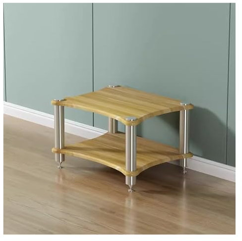 mueble equipo hifi Armario Para Componentes De Audio/vídeo Soportes Estéreo De Pie, Estanterías Audio-vídeo Abiertas Soporte Para Amplificadores, Soporte Para Consola De Videojuegos(#2,2 shelf)