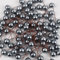 Whakano 20 Stück Künstliche Beeren 12mm,Dekorative Beerenstiele,Beeren Früchte,für DIY Handwerk Dekoration,Weihnachtsbaum Weihnachtskranz Tischdeko,Hochzeit,Home Decoration,Schwarz
