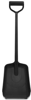 ELEMENT Schneeschaufel einteilig aus Polypropylen mit Metallkante 80cm, tragbar und multifunktional schneeschieber im Winter für Auto, Schneemobil, Camping | Kleine Auto Spaten Schneeschippe Schneeräu