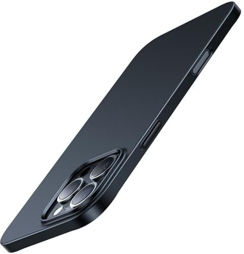 TORRAS Ultra Thin for iPhone 16 Pro Case, Velvety Touch & Elegant Look, Slim Protective Phone Case for iPhone 16 Pro Cover, Matte Black