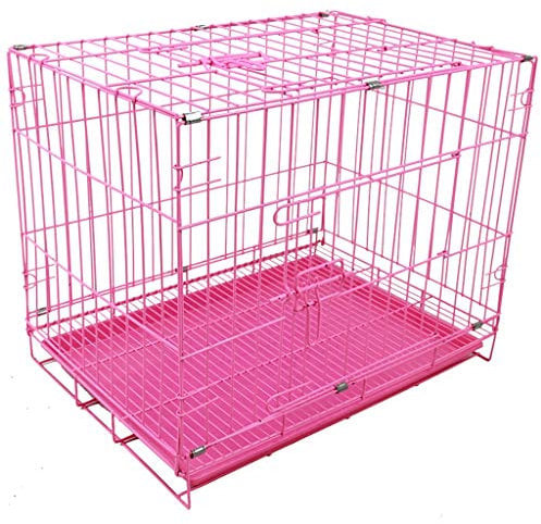 Hundekäfig Haustiere Hundekäfig Zusammenklappbare Hundekäfige aus Metall Voll ausgestatteter Haustierkäfig für den Innen- und Außenbereich Haustierbedarf Hundekäfig