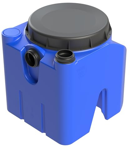 SFA – Sanigrease T 24 – Mobiler Fettabscheider | Gesamtfassungsvermögen 24 l – Fasst bis zu 8 l Fett – Kompakt und leicht (4 kg) – 35 x 39 x 39,1 cm