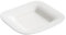 Platos Vajilla Plato Cuadrado Plato De Verduras Filete Plato Occidental Plato Plano Reutilizable(L)