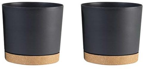 Blmirror Drainage Holes and Small Pots Decorative Plant Pots for Outdoor,Indoor,Balcony,Patio,Garden Decor Easy to Use A