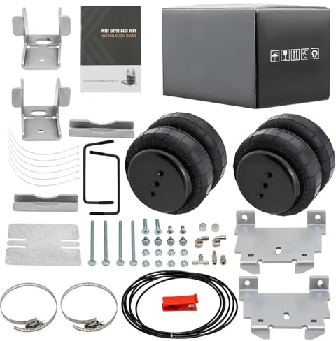 Luftfeder Luftfederung Kompatibel Mit Chevrolet Für Silverado 1500 2007-2018 Luftfederung Hilfsfeder + Kompressor Kit Luftfederung Feder Kit