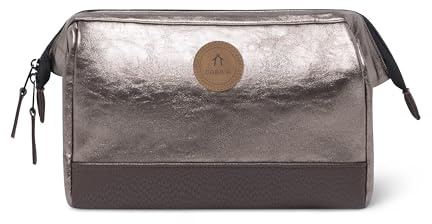 CABAIA Grande Trousse de Toilette 5L Femme - Vanity Voyage - Déperlant | Ouverture grand angle · 2 poches intérieures · Format voyage · Design français · Certifié Vegan