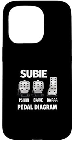 Hülle für iPhone 15 Pro Subie-Pedal-Diagramm