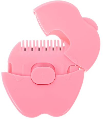 IWOWHERO Haarschneidewerkzeug Haarschneidemaschine für Kinder Manueller Pony Trimmer aus Robustem Kunststoff mit Ergonomischem Griff für Feine Haare und Spliss Babypflege