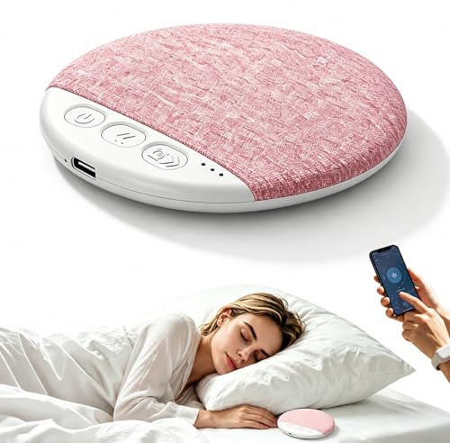 Kissenlautsprecher Bluetooth,Kissenlautsprecher zum Schlafen | Bluetooth Kissen Lautsprecher mit Weißem Rauschen und Timer,Tragbar Bluetooth 5.4-Lautsprecher für Tiefschläfer
