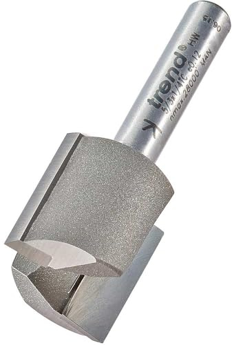 Trend Professional Hinge Recess Cutter, 1/4 Inch Shank, 19.1mm Cut Diameter & 19mm Cut Length, Tungsten Carbide Tipped, 5/3X1/4TC