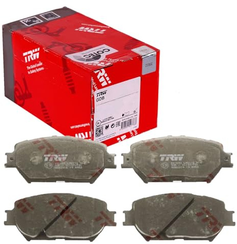 TRW GDB3314 Brake Pad Set of 4 Compatible for Lexus IS II (_E2_) 2005-2013 Front Axle and Other Vehicles