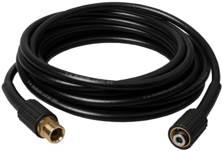 Schlauchverlängerung Hochdruckschlauch Verlängerung für Kärcher Hochdruckreiniger , Kränzle, Aldi, King Craft , Top Craft, Eurom und alle anderen Hochdruckreiniger mit M22 Anschlussgewinde