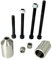 Anaquda SOLID Edelstahl PEGS V2-2er Set Stunt-Scooter Kinder Roller Grind Pegs Park Street Stangen + Achsen Schrauben Set