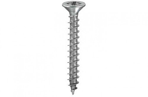 Masidef: Member of the Würth Group IN00060 Spanplattenschrauben mit Senkkopf, Edelstahl, 4 x 20 mm, 20 Stück, Standard