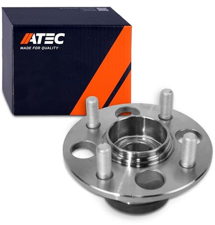ATEC Germany 1x Radnabe hinten Radlager Radlagersatz, | Kompatibel mit: HONDA JAZZ II, JAZZ III