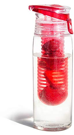 Adnart Bta712-8634 Puro Sabor 2 Go de la Botella de Agua, Color Rojo