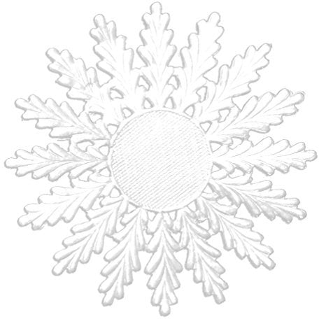 Kunze A067223013 Rosette, 12 x 12 cm, 3 Stück, Geprägtes Papier, Weiß