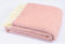 Honeycomb Schurwolle Decke/Überwurf Teppich – Dusky Pink – British Made