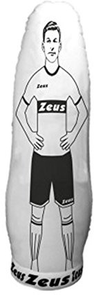 Zeus Dummy zur Simulation eines Fußballgegners, damen unisex - erwachsene Kind Herren kinder, BIANCO