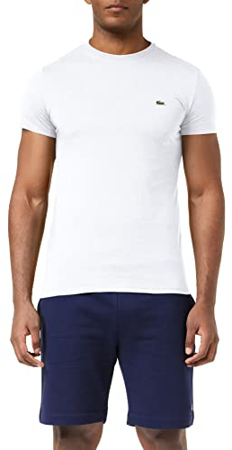Lacoste T-Shirt Regular Fit Homme , Blanc, 4XL
