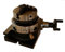 OMEX Table rotative horizontale et verticale 75 mm avec mandrin de tour de 65 mm pour fraisage