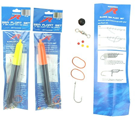 Roddarch 2 X Sea Fishing Float Set Includes Floats, Hooks, Beads, Weights, Stops & Instructions
