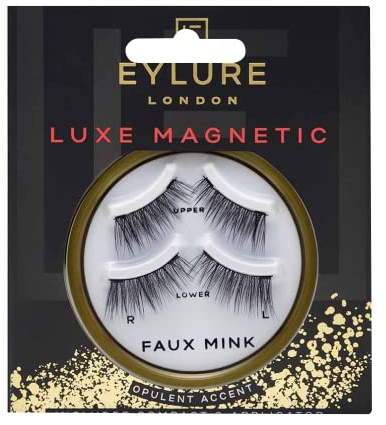 Eylure Luxe Magnetic Mink Effect Lashes Opulent Accent, 1 Unité