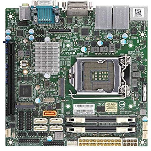 Supermicro X11SCV-Q LGA 1151 (Socket H4) Intel Q370 Mini ITX Motherboards (DDR4-SDRAM, DIMM, 2666MHz, 1.2V, 32GB, Intel)